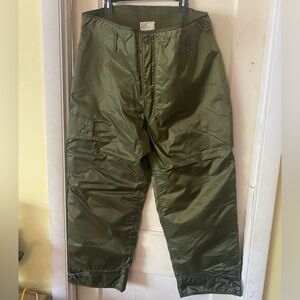 Trousers, extreme cold. Weather, impermeable. Olive  xl (39-42) snow pants